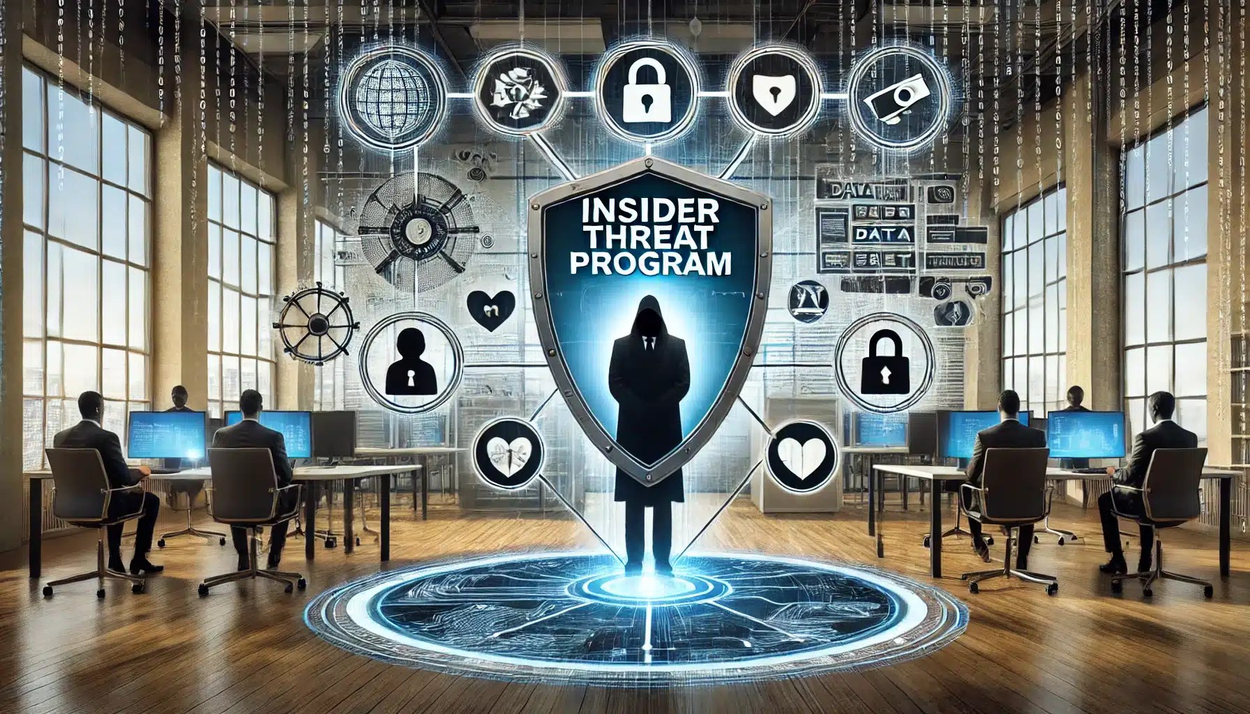 What is the goal of an insider threat program?