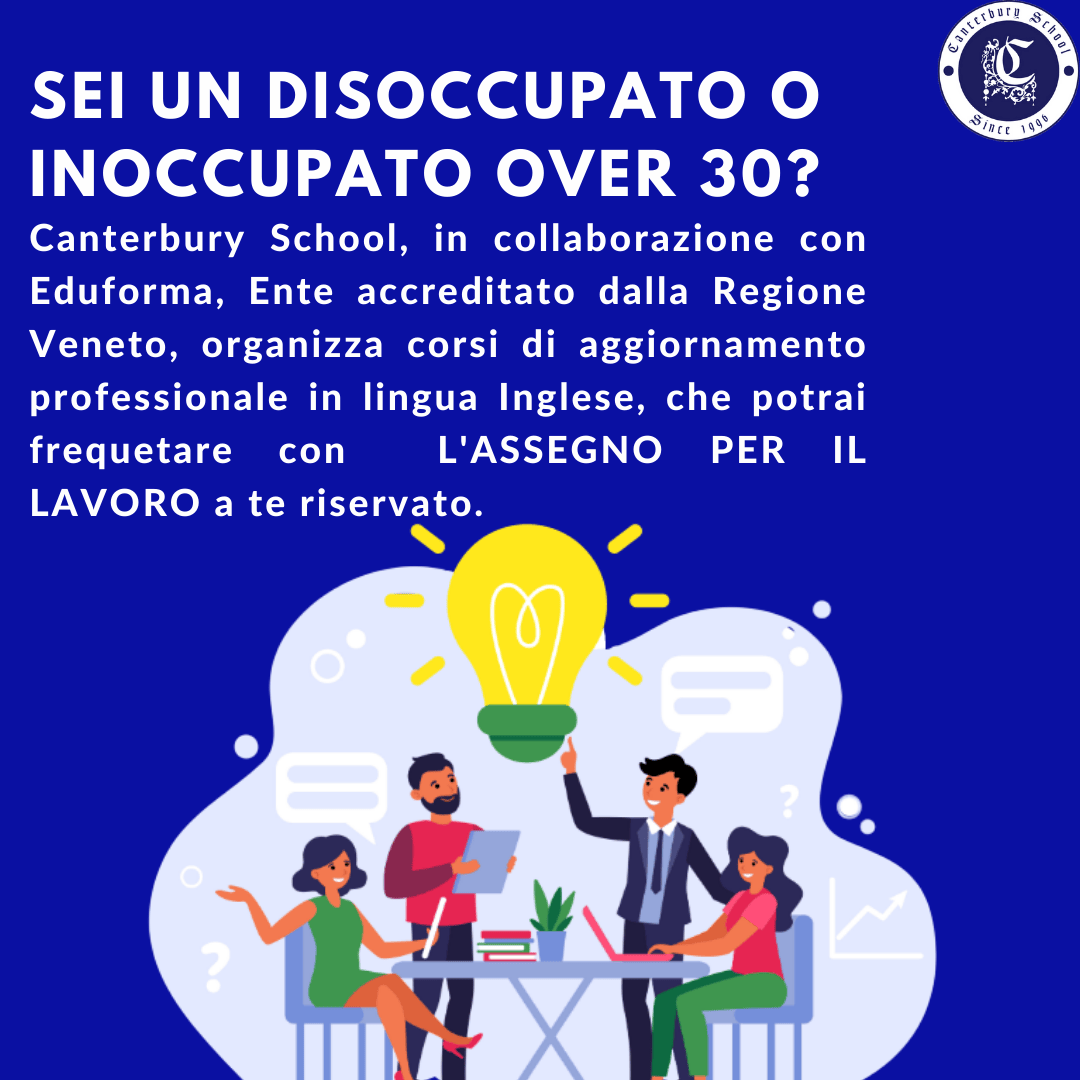 Sei Un Disoccupato O Inoccupato Over 30? - Canterbury School 1080_x_1080_png
