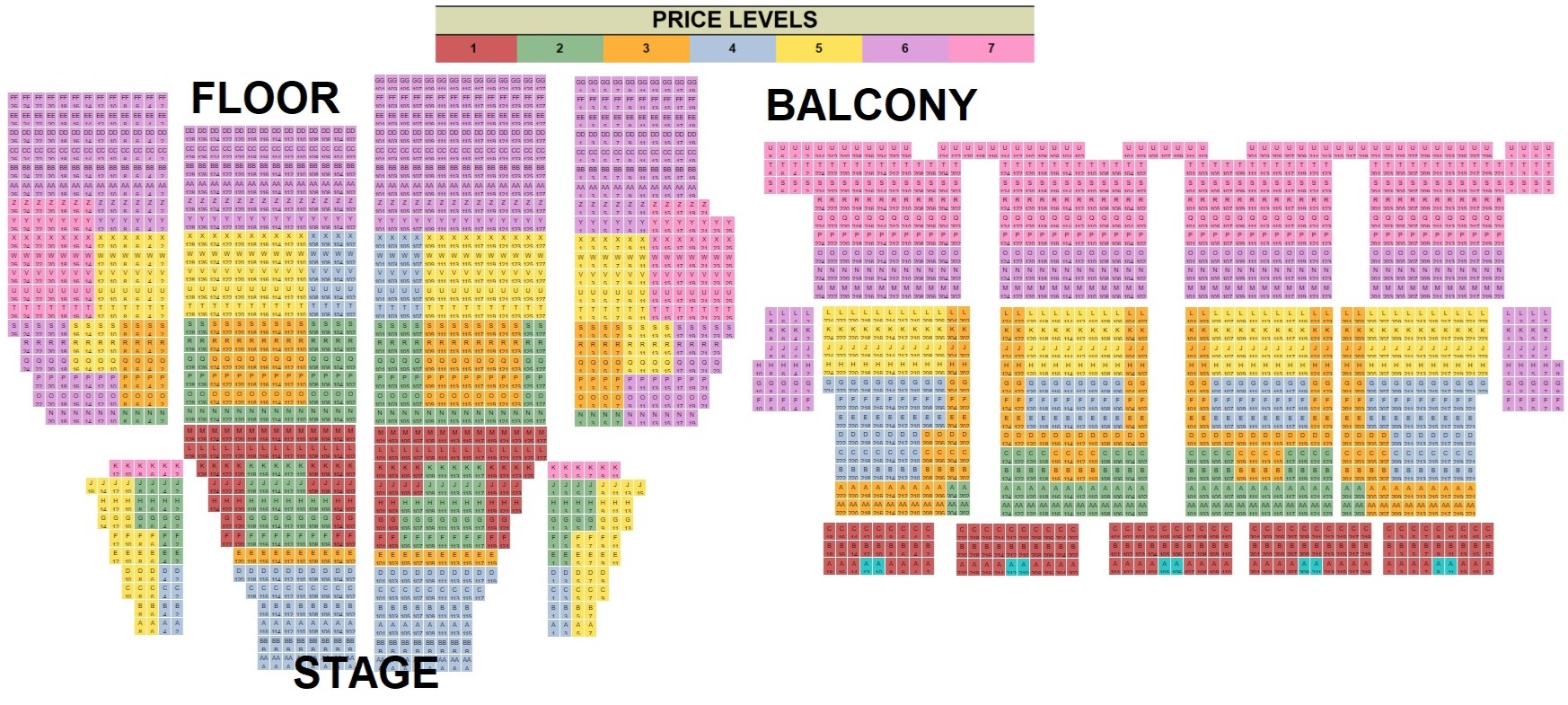 Subscribe CAPA Ticket Center Palace Map 
