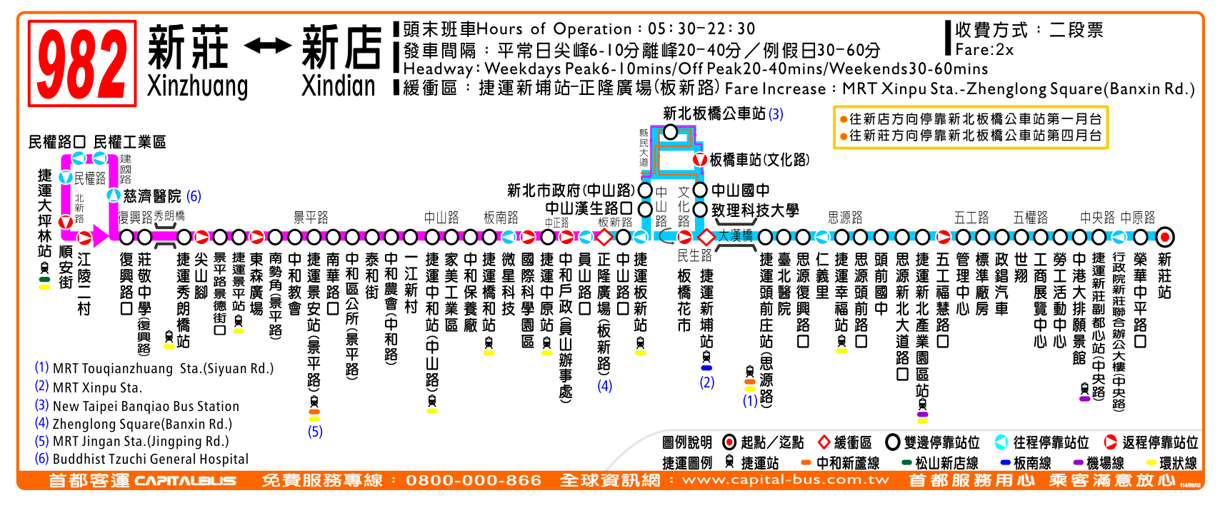 公車982 路線圖capital Qkaxtw