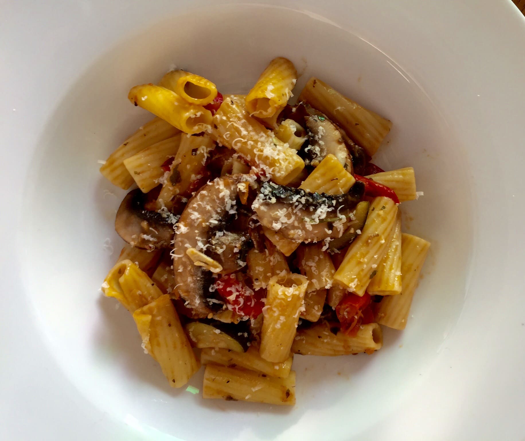 Pasta With Portobello Mushrooms Captain Bobcat