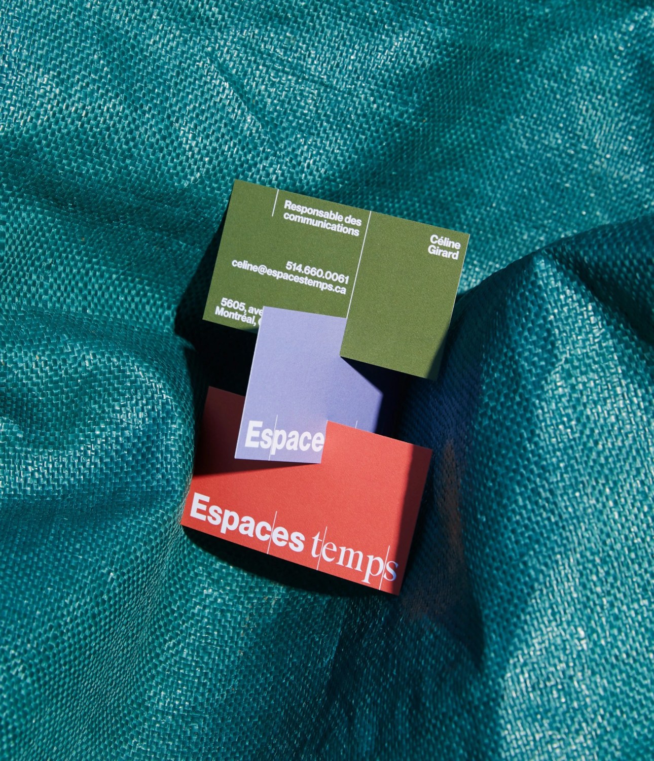 EspacesTemps business card