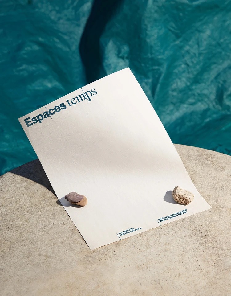 EspacesTemps letterhead
