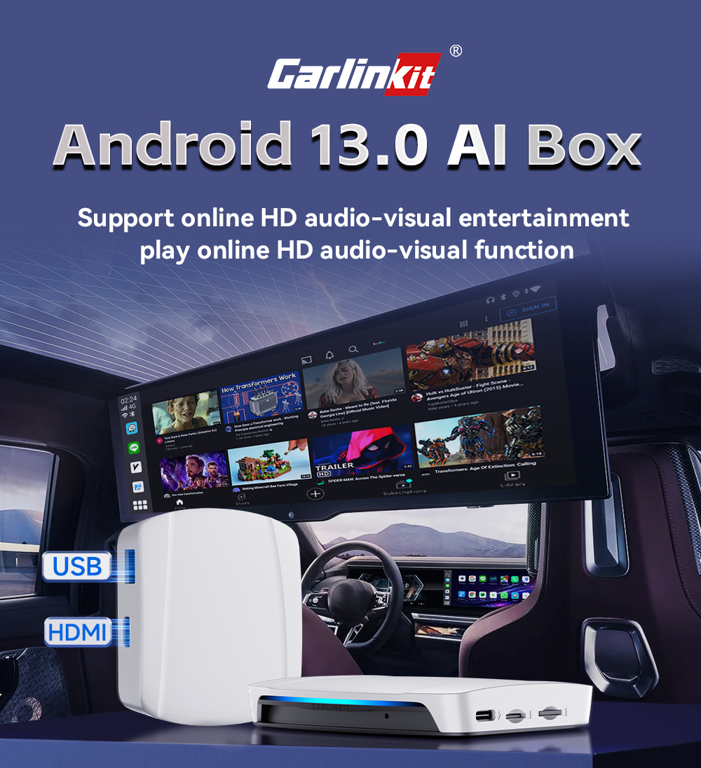 カーナビ CarlinKit TBox Plus Android13.0 CarPlay Carlinkit Tbox Plus Android 13.0 Carplay AI Box-Wireless