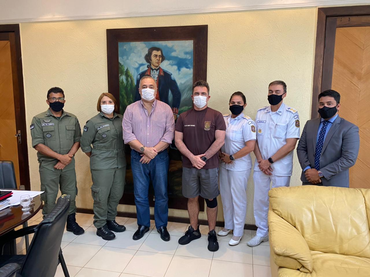 Marco Aurélio trata sobre destinação de emendas no Comando Geral da Polícia Militar