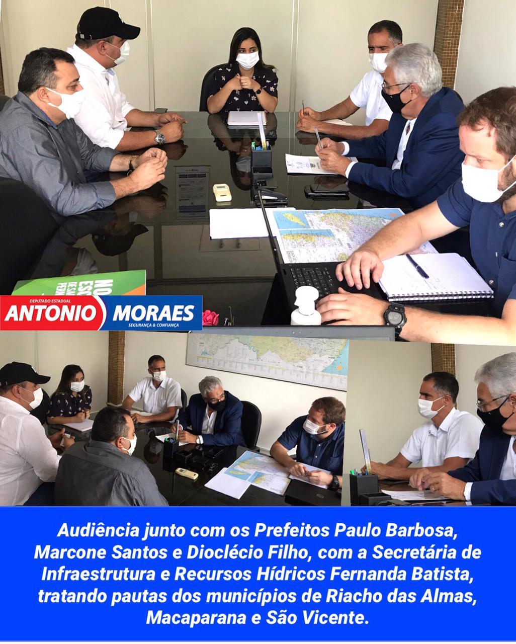 Antônio Moraes conversa com prefeitos em busca de melhorias para a população