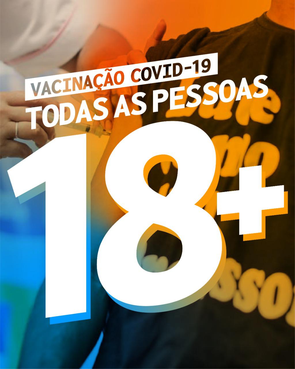 Recife amplia vacinação contra covid-19 para maiores de 18 anos