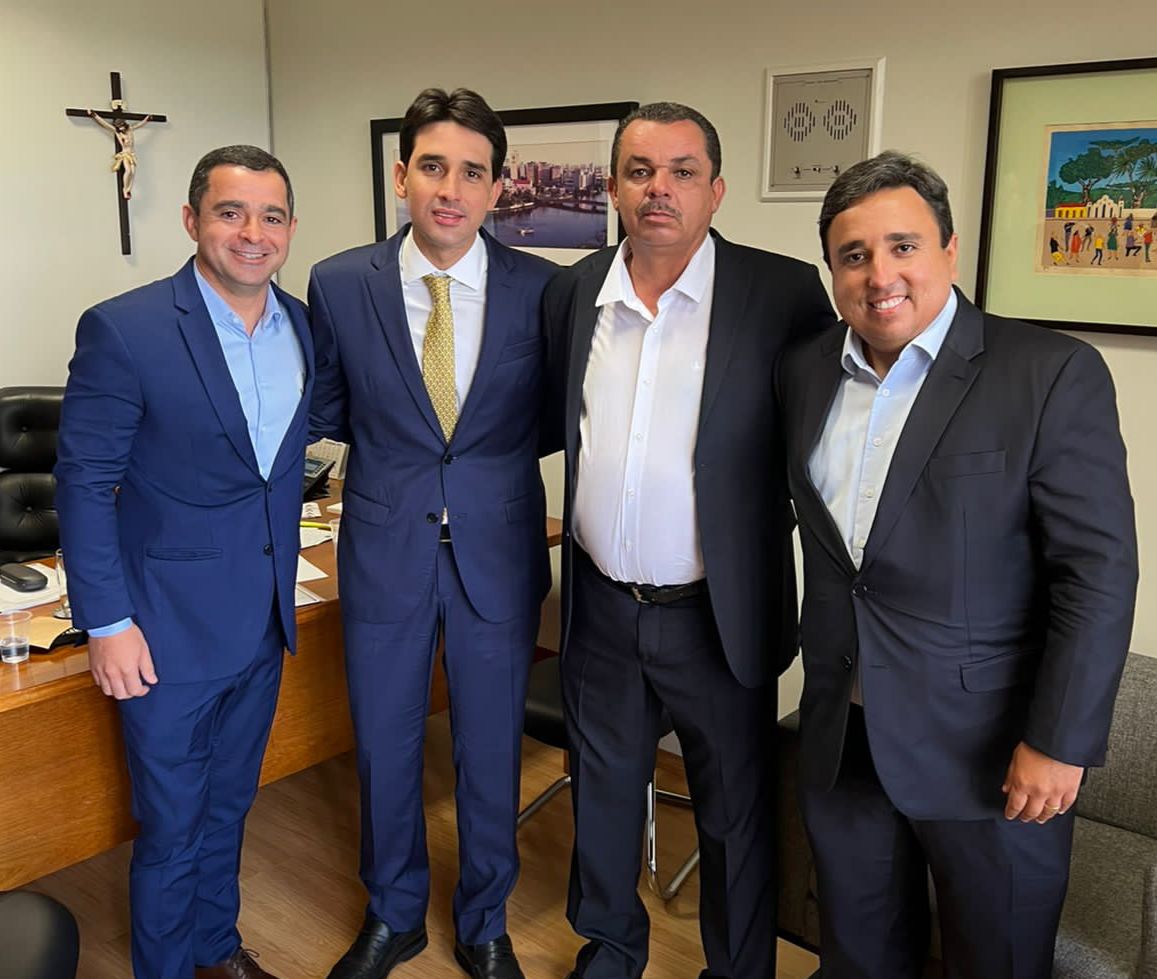 Tiago Pontes e Erivaldo Chagas cumprem agenda em Brasília