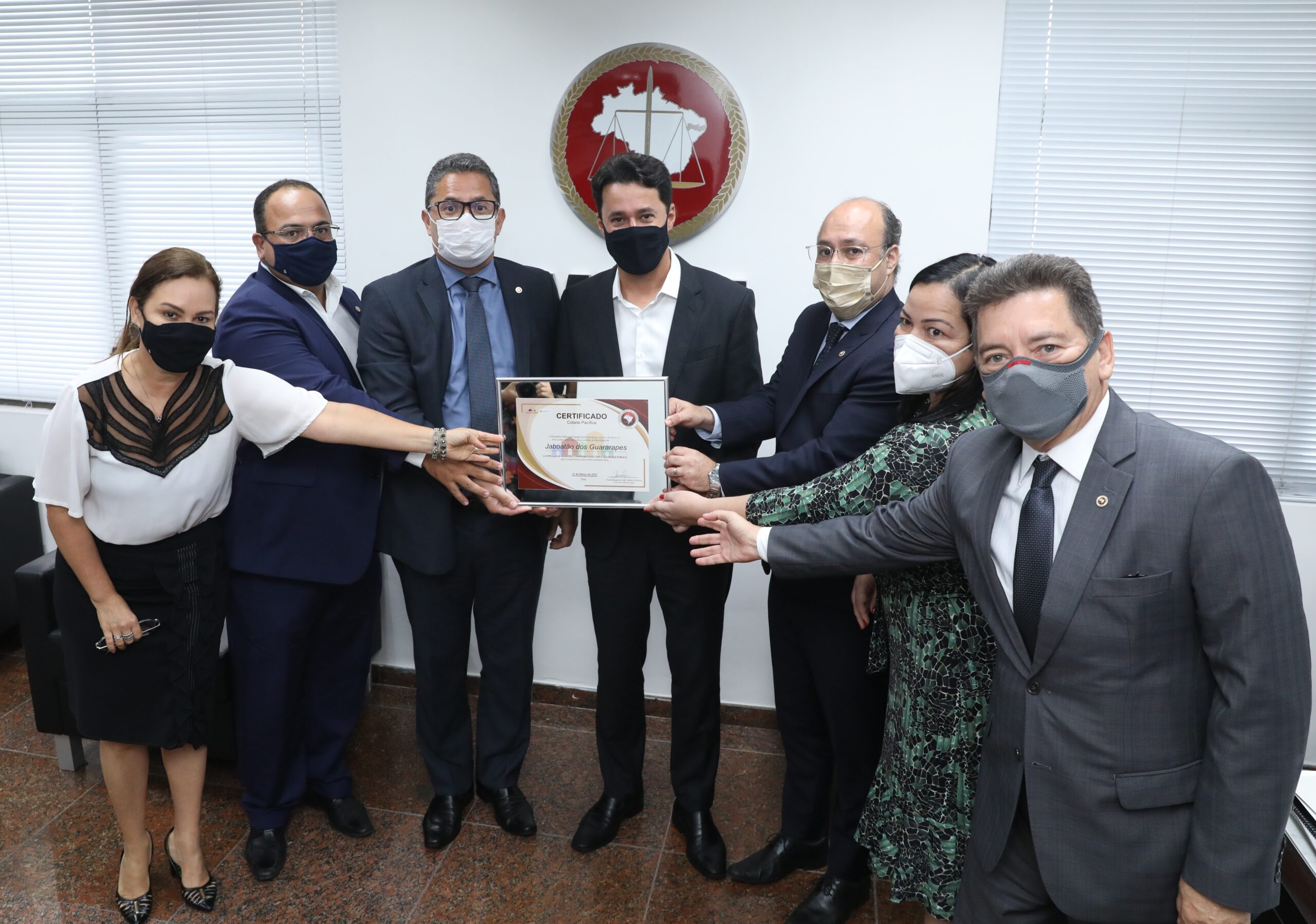 MPPE  concede ao Jaboatão dos Guararapes o selo Município Compromissado com a Segurança Pública