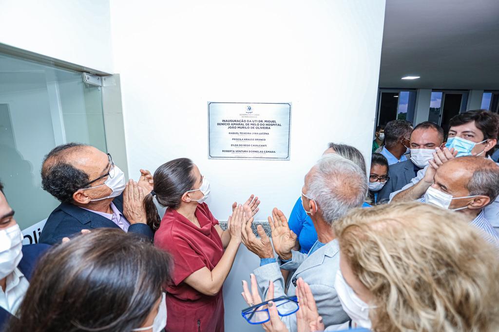 Governadora Raquel Lyra <strong>inaugura leitos de terapia intensiva na Zona da Mata</strong>