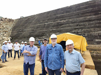 Ministério da Integração e do Desenvolvimento Regional vistoria obra da barragem Panelas II, em Cupira, no Agreste