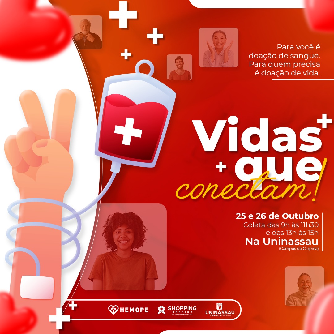 🩸✨ DOE VIDA, DOE SANGUE! ✨🩸