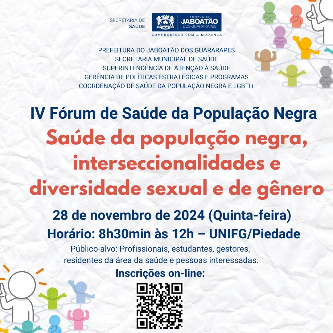 IV Fórum de Saúde da População Negra do Jaboatão abre inscrições