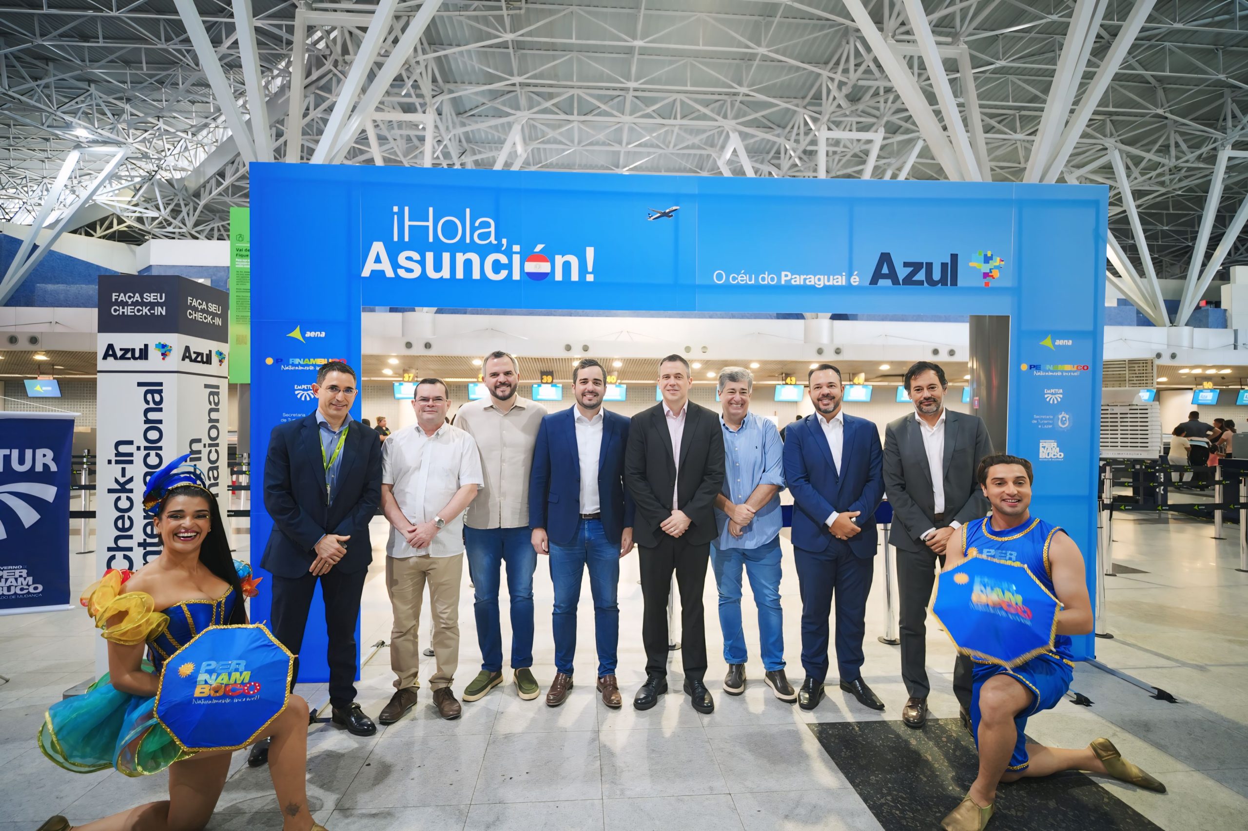 Novo voo para Assunção é inaugurado no Recife