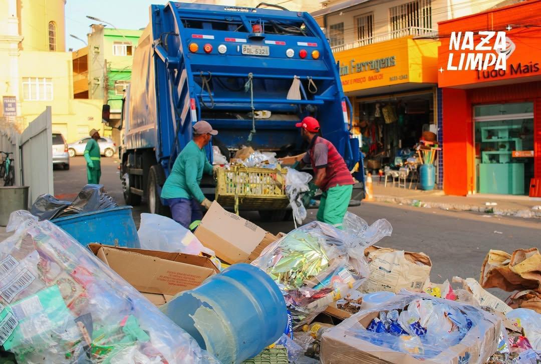 Operação “Naza Limpa” recolhe 200 toneladas de lixo nos primeiros 10 dias da nova gestão da Prefeitura de Nazaré da Mata