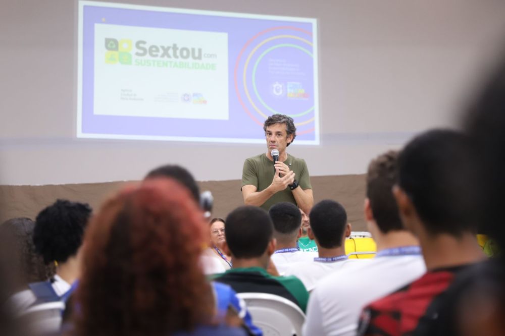 Secretaria Estadual de Meio Ambiente lança o Programa Sextou com Sustentabilidade Secretaria Estadual de Meio Ambiente lança o Programa Sextou com Sustentabilidade