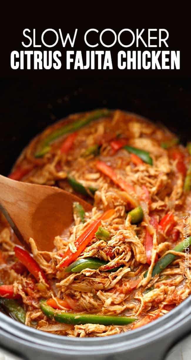 Best slow cooker fajita chicken