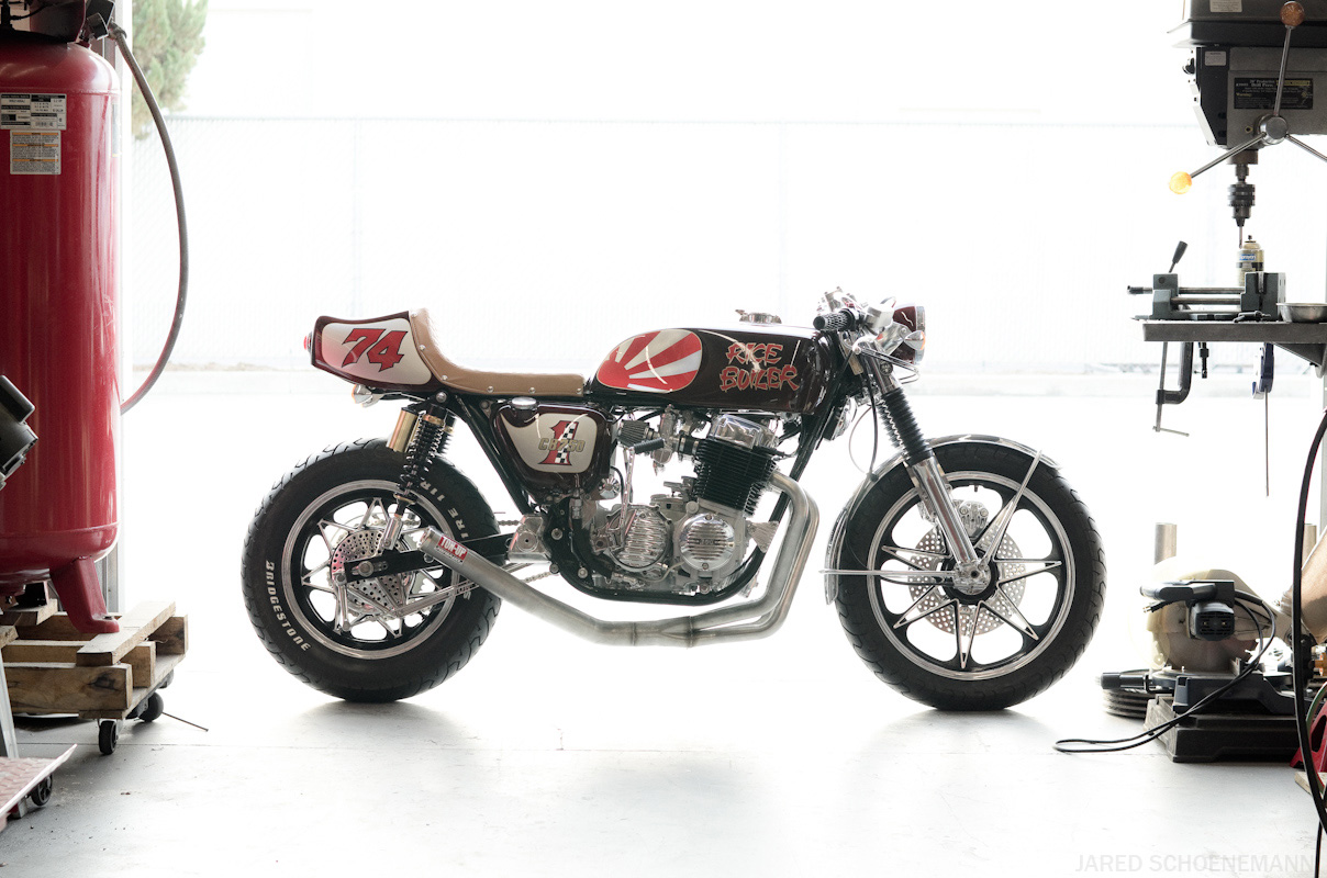 Repeat Honda Cb550 Cafe Racer Rebuild Yoshimura Exhaust By