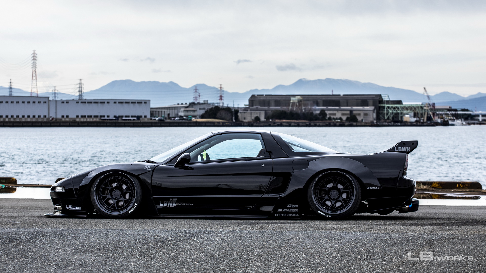 Original honda / acura nsx tucks away sleek styling under liberty walk