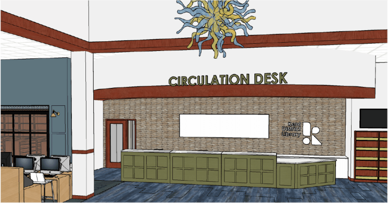 Bar Cascade Library - Elegant Sunset Wallpaper - Desktop