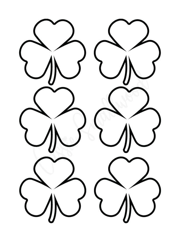 12 unique shamrock templates (free printable)