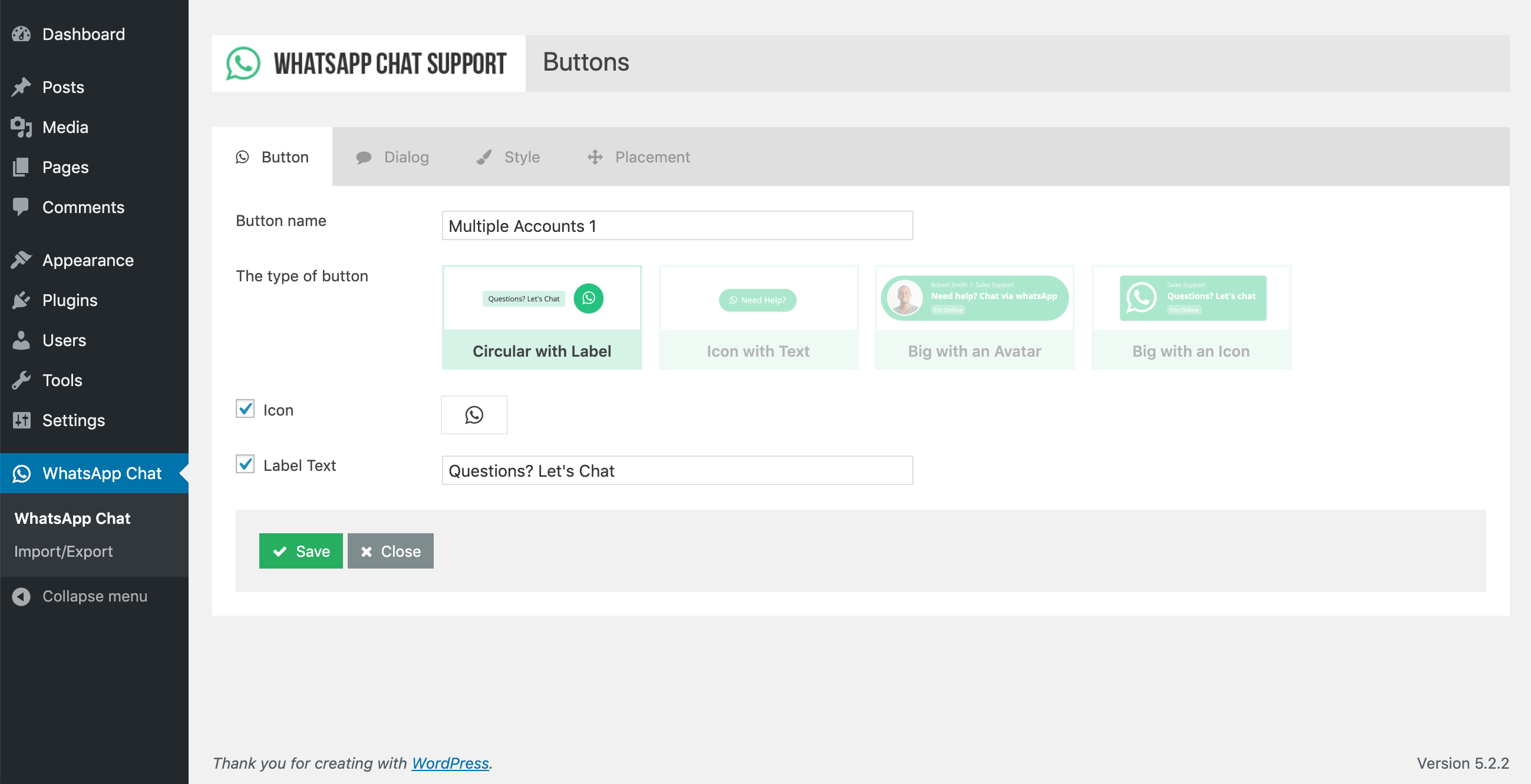 Cursos de wordpress básico si estás empezando con wordpress estos cursos te ayudarán muchísimo a coger una buena base con la que arrancar cualquier proyecto que tengas en mente. WP WhatsApp Chat Support - WordPress Plugin WordPress Plugin | PluginsPress.com
