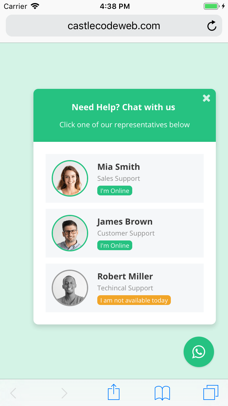 · click to chat, a free plugin for whatsapp: Whatsapp Contact Wordpress Plugin Pluginspress Com
