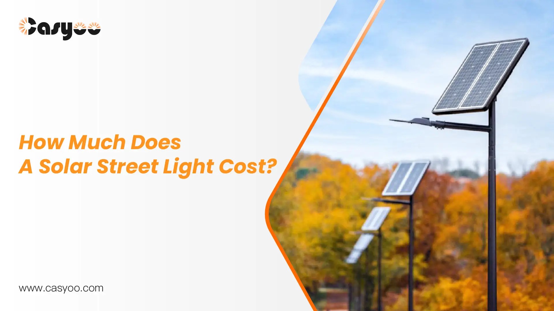 How much does a solar street light cost?