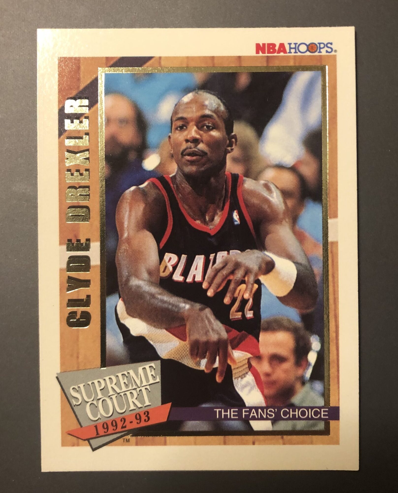 1992-93 Hoops Supreme Court #5SC, Clyde Drexler – Cataloged Clutter