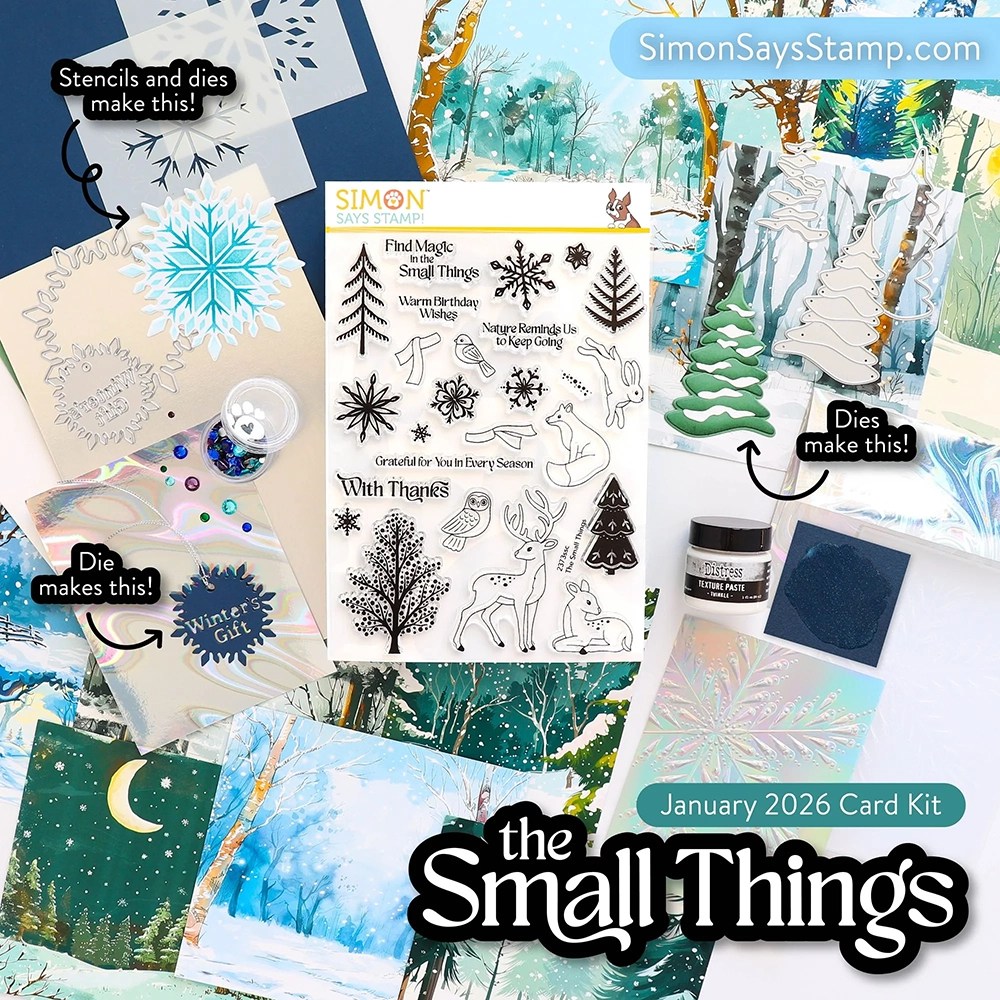 Unboxing The January 2026 Card Kit From Simon Says Stamp And Making January 2026 Card Kit 1080.webp