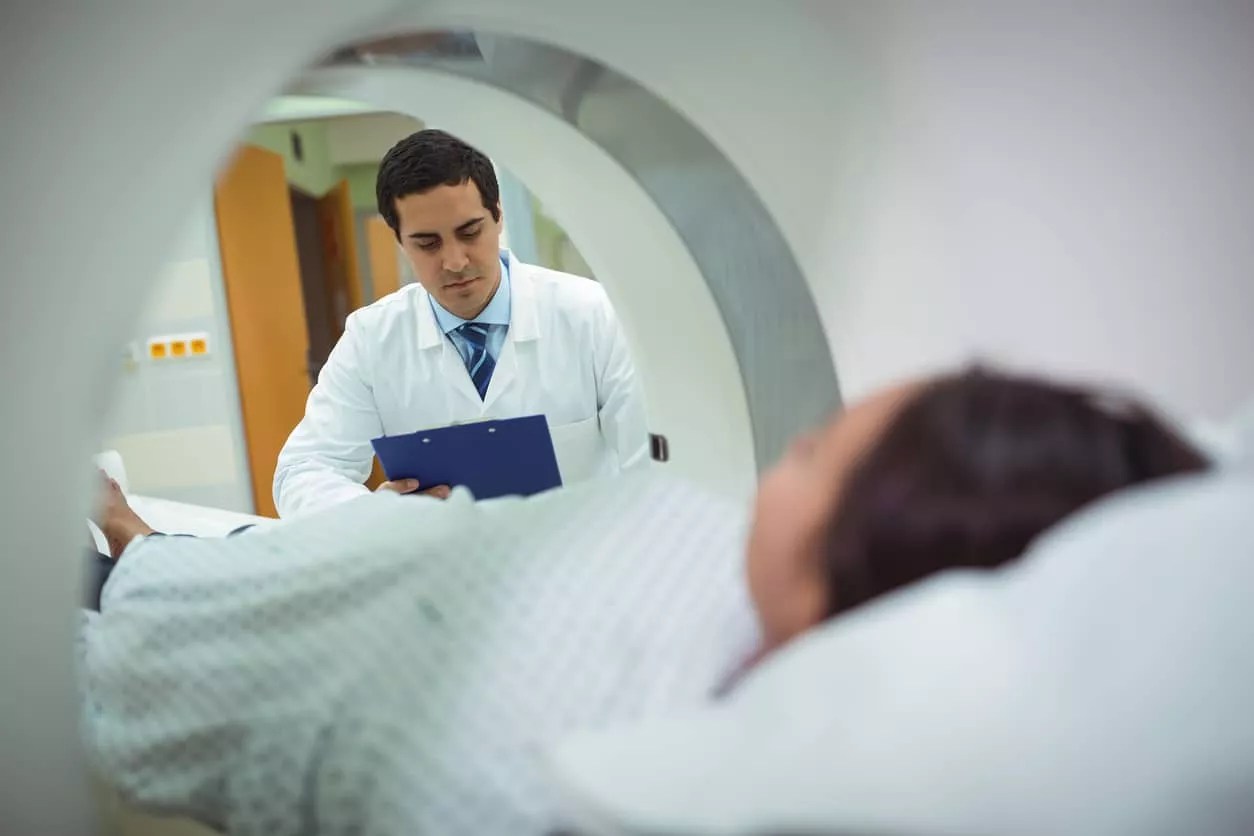 Patient entering an MRI machinePatient entering an MRI machine