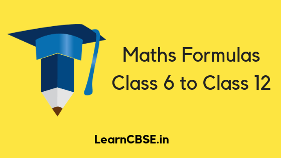 Maths Formulas