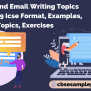 Notice And Email Writing Topics For Class 9 Icse Format, Examples, Topics, Exercises - CBSE ...