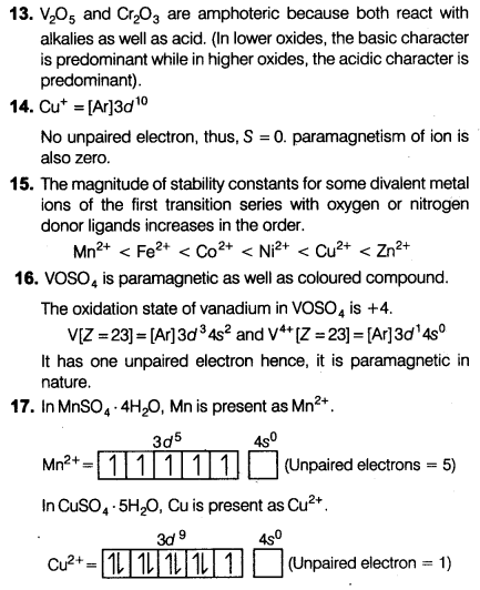 NEET Chemistry Chapter Wise Mock Test - The d- and f- Block Elements 7