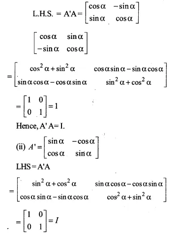 NCERT Solutions for Class 12 Maths Chapter 3 Matrices Ex 3.3 Q6.1