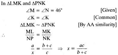 Triangles Class 10 Maths CBSE Important Questions With Solutions 105