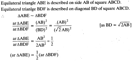 Triangles Class 10 Maths CBSE Important Questions With Solutions 131