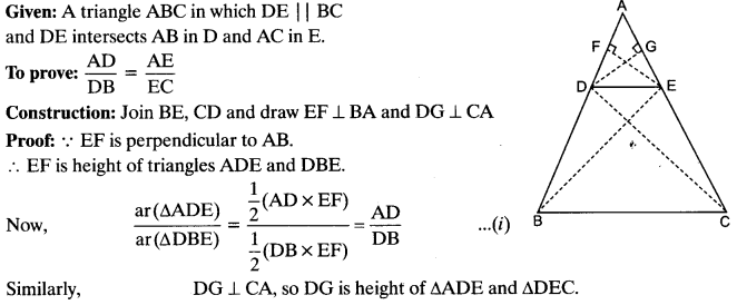 Triangles Class 10 Maths CBSE Important Questions With Solutions 39