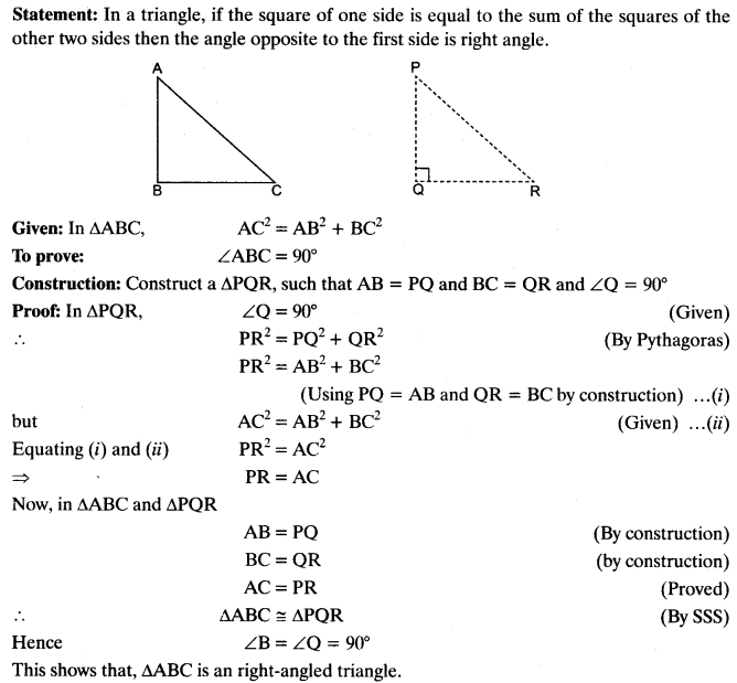 Triangles Class 10 Maths CBSE Important Questions With Solutions 8