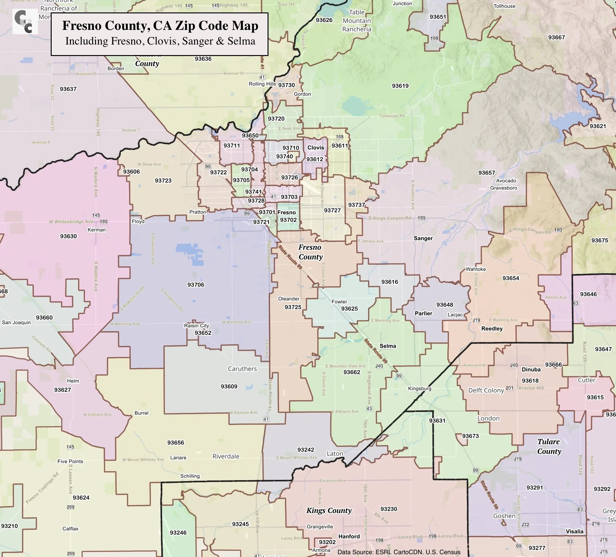 Fresno County Zip Codes Fresno CA Zip Code Boundary Map Fresno Zip Code Map@2x 