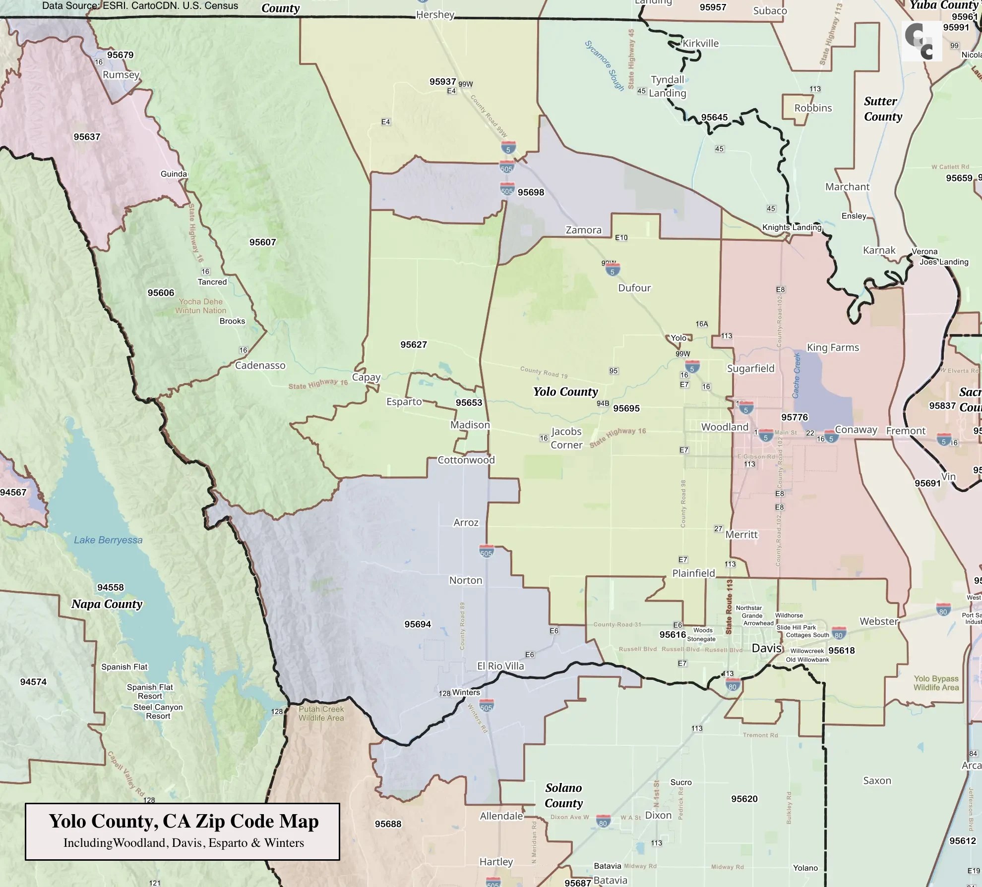 We may earn commission on s. Yolo County Zip Code Map - Davis, CA Zip Codes