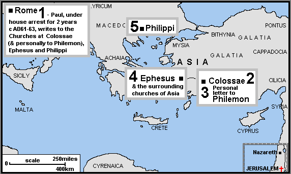 Ancient Colossae Map CNM27 