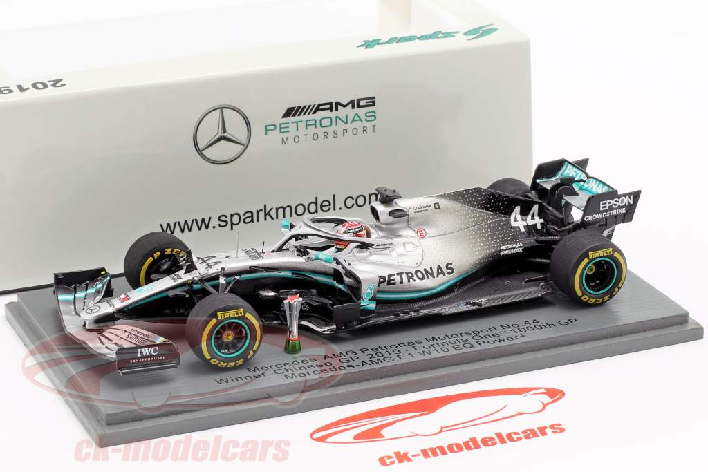 Details About L Hamilton Mercedes Amg F1 W10 44 Winner China Gp Formula 1 2019 1 43 Spark