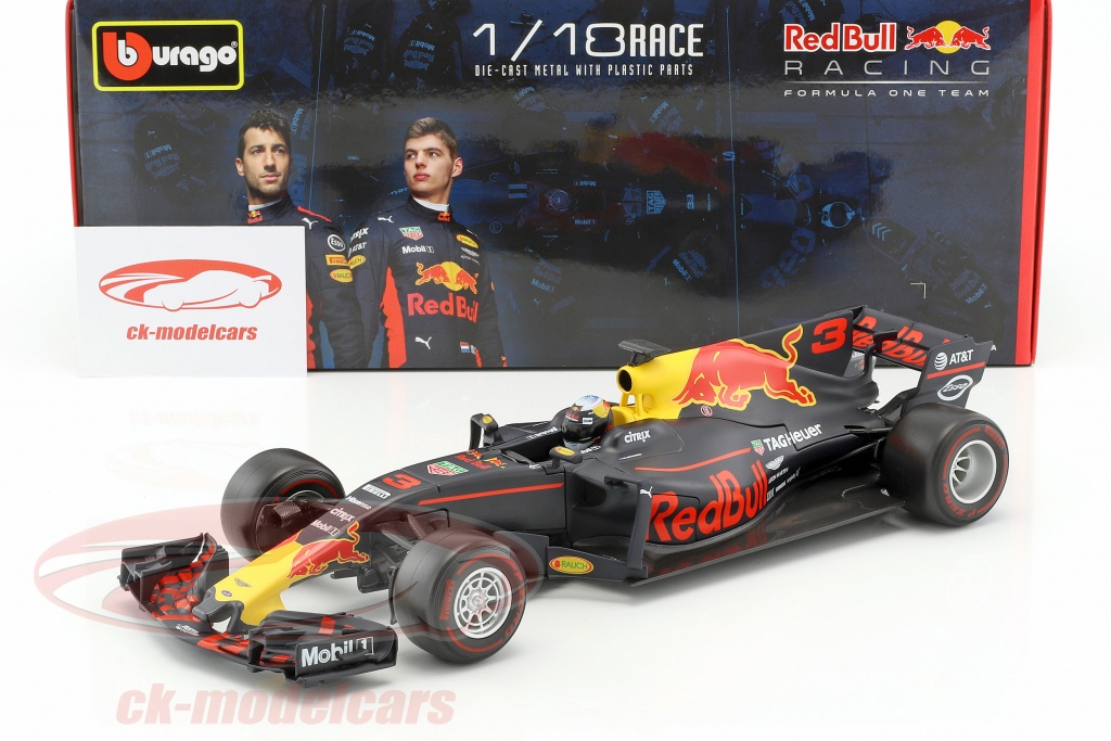 Daniel Ricciardo Red Bull Rb13 3 Formula 1 2017 1 18 Bburago