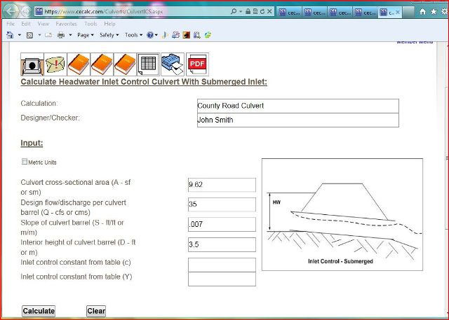 Cecalc Com Culvert Problem 1 - Mobile Space Images for Desktop
