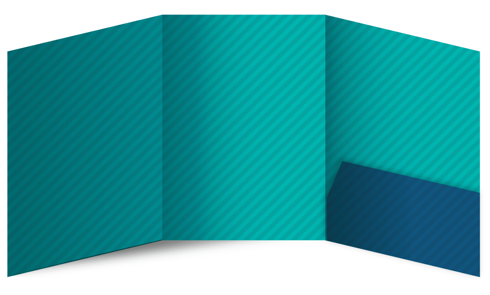 Three Panel One Pocket Folder Template