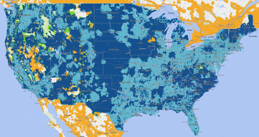 5g Cell Towers Map Att Us 3b 