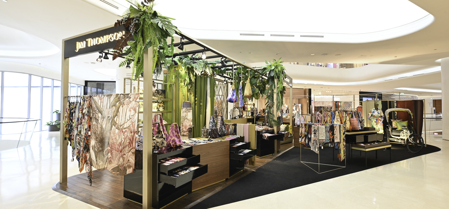 JIM THOMPSON SILKブランケット　1.38 ✕ 2.20 Global Lifestyle Brand Jim Thompson Introduces Clothing Line in