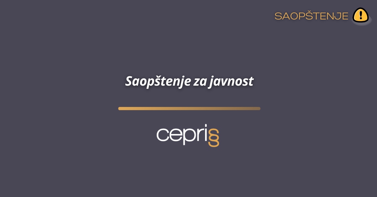 Saopštenje za javnost