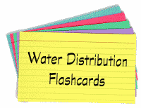 water distribution flashcards